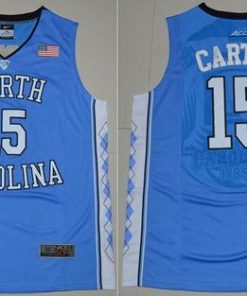 North Carolina #15 Vince Carter Blue Stitched NCAA Jersey
