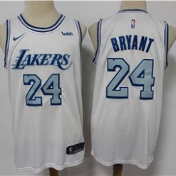 Lakers 24 Kobe Bryant White 2020-21 City Edition Nike Swingman Jersey