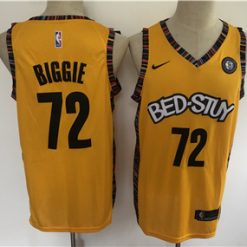 Men's Brooklyn Nets #72 Biggie Amarillo Swingman Stitched NBA Jersey