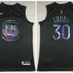 Men's Golden State Warriors #30 Stephen Curry Black Crucial Catch Stitched NBA Jersey