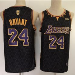 Men's Los Angeles Lakers #24 Kobe Bryant Black Stitched NBA Jersey