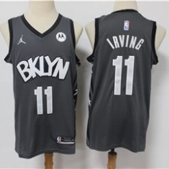 Nets 11 Kyrie Irving Dark Gray 2021 Swingman Jersey