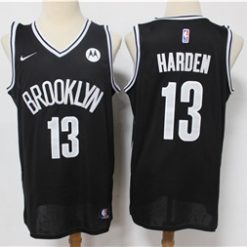 Nets 13 James Harden Black 2021 Nike Swingman Jersey