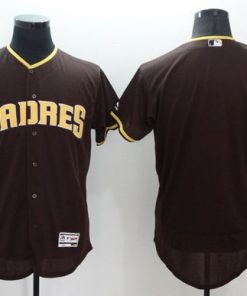 Padres Blank Brown Flexbase Authentic Collection Stitched MLB Jersey