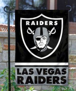 Las Vegas Raiders Double-Sided Garden Flag 001 (Pls Check Description For Details