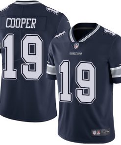 Men's Dallas Cowboys #19 Amari Cooper Navy Vapor Untouchable Limited Stitched NFL Jersey