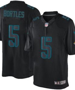 Nike Jaguars #5 Blake Bortles Black Men's Stitched NFL Impact Limited Jersey