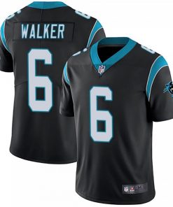 Men's Carolina Panthers #6 P.J. Walker Black Vapor Untouchable Limited Stitched NFL Jersey