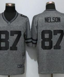 Nike Packers #87 Jordy Nelson Gray Men's Stitched NFL Limited Gridiron Gray Jersey