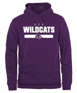 Abilene Christian University Wildcats Team Strong Pullover Hoodie Purple