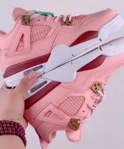 Women's Running Weapon White/Pink Air Jordan 4 005