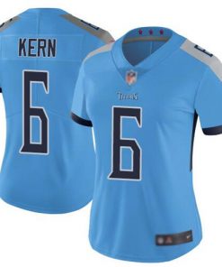 Women's Tennessee Titans #6 Brett Kern Light Blue Vapor Untouchable Limited Stitched NFL Jersey(Run Small)