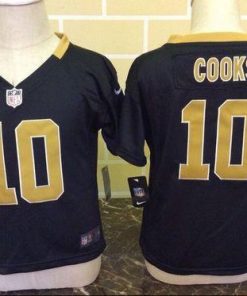 Toddler Nike Saints #10 Brandin Cooks Black Team Color Stitched NFL Elite Jersey