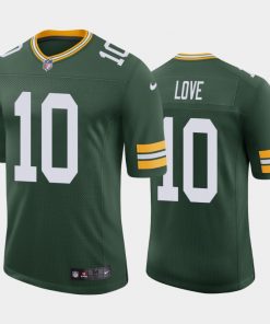 Men's Green Bay Packers #10 Jordan Love Green 2020 NFL Draft Vapor Untouchable Limited Stitched NFL Jersey