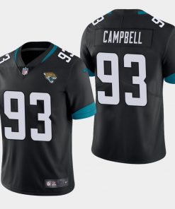 Men's Jacksonville Jaguars #93 Calais Campbell Black 2019 Vapor Untouchable Limited Stitched NFL Jersey