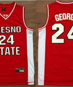 Bulldogs #24 Paul George Red Basketball Stitched NCAA Jersey