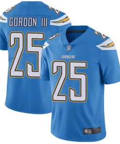 Men's Los Angeles Chargers #25 Melvin Gordon Blue Vapor Untouchable Limited Stitched NFL Jersey