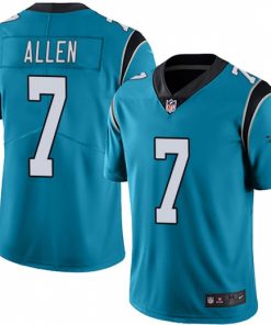 Men's Carolina Panthers #7 Kyle Allen Blue Vapor Untouchable NFL Limited Stitched Jersey