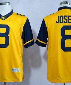 Mountaineers #8 Karl Joseph Gold Limited Stitched NCAA Jersey