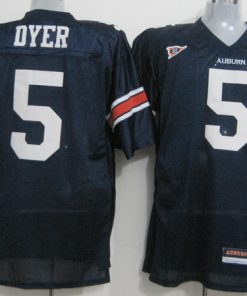 Tigers #5 Michael Dyer Blue Stitched NCAA Jersey