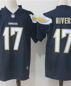 Men's Nike Los Angeles Chargers #17 Philip Rivers Navy Blue Team Color Stitched NFL Vapor Untouchable Limited Jersey