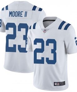 Men's Indianapolis Colts #23 Kenny Moore II White Vapor Untouchable Limited Stitched NFL Jersey