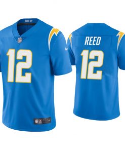Men's Los Angeles Chargers #12 Joe Reed 2020 Blue Vapor Untouchable Limited Stitched NFL Jersey