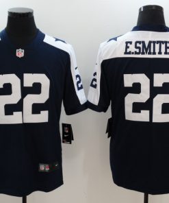 Men's Dallas Cowboys #22 Emmitt Smith Navy Vapor Untouchable Player Limited Jersey