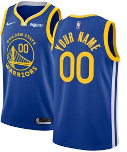 Men's Golden State Warriors Customized Stitched NBA Jersey