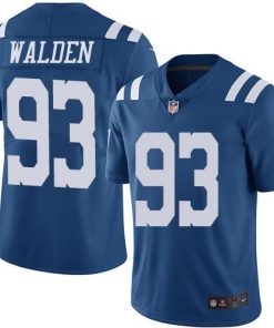 Nike Colts #93 Erik Walden Royal Blue Men's Stitched NFL Limited Rush Jersey