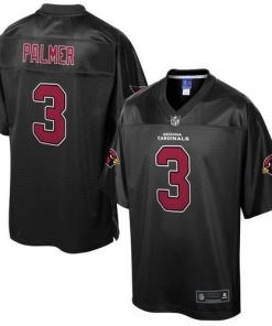 Nike Cardinals #3 Carson Palmer Black Men's NFL Pro Line Black Reverse Fashion Game Jersey