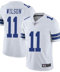 Men's Dallas Cowboys #11 Cedrick Wilson White Vapor Untouchable Limited Stitched NFL Jersey
