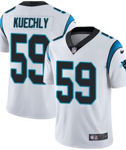 Men's Carolina Panthers #59 Luke Kuechly White Vapor Untouchable Player Limited Jersey