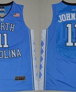 North Carolina #11 Brice Johnson Blue Basketball Stitched NCAA Jersey