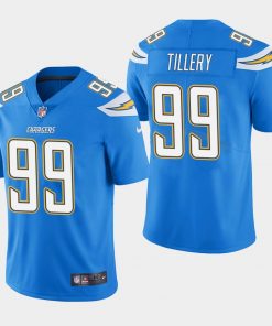Men's Los Angeles Chargers #99 Jerry Tillery Blue Vapor Untouchable Limited Stitched NFL Jersey