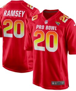 Men's AFC Jalen Ramsey Red 2018 Pro Bowl Game Jersey