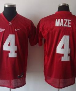 Crimson Tide #4 Marquis Maze Red Stitched NCAA Jersey
