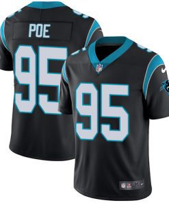Men's Carolina Panthers #95 Dontari Poe Black Vapor Untouchable Limited Stitched NFL Jersey