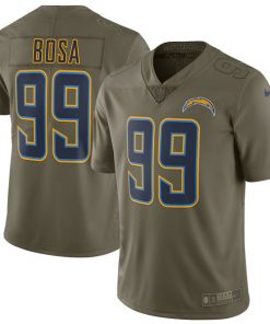 Men's Nike Los Angeles Chargers #99 Joey Bosa Olive Salute To Service Limited Stitched NFL Jersey