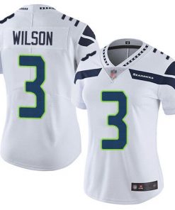 Women's Seahawks #3 Russell Wilson White Vapor Untouchable Limited Stitched NFL Jersey