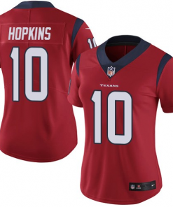 Women's Houston Texans #10 DeAndre Hopkins Red Vapor Untouchable Limited Stitched NFL Jersey