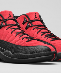 Men's Running Weapon Air Jordan 12  Red Shoes 035