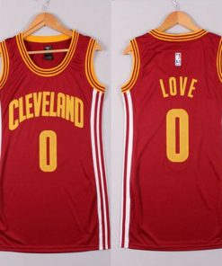 Cavaliers #0 Kevin Love Red Women's Dress Stitched NBA Jersey
