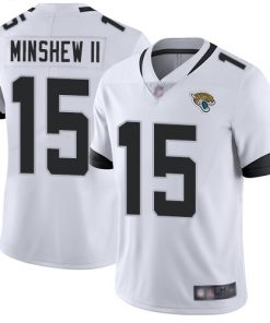 Men's Jacksonville Jaguars #15 Gardner Minshew II White Vapor Untouchable Limited Stitched NFL Jersey