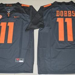 Vols #11 Joshua Dobbs Grey Limited Stitched NCAA Jersey