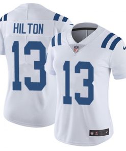 Women's Colts #13 T.Y. Hilton White Vapor Untouchable Limited Stitched NFL Jersey.