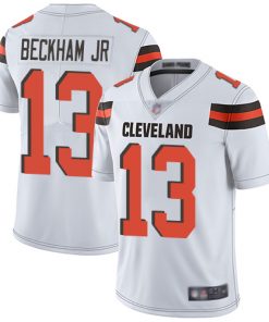 Youth Cleveland Browns #13 Odell Beckham Jr. White Vapor Untouchable Limited Stitched NFL Jersey