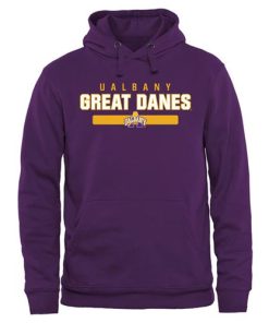 Albany Great Danes Team Strong Pullover Hoodie Purple
