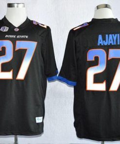 Broncos #27 Jay Ajayi Black Stitched NCAA Jersey