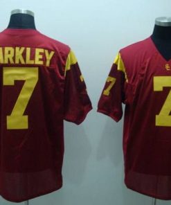 Trojans #7 Matt Barkley Red Stitched NCAA Jersey